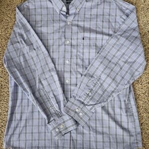 Men's Blue Checkered Shirt